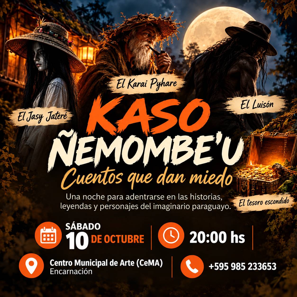 Káso Ñemombe’u – Cuentos que dan miedo
