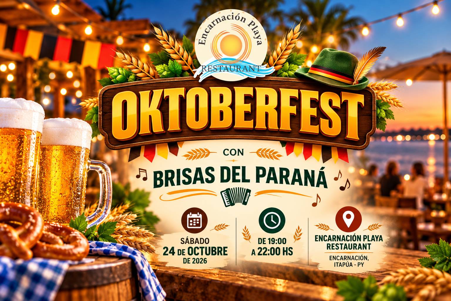 Oktoberfeste-Encarnación Playa con Brisas del Paraná