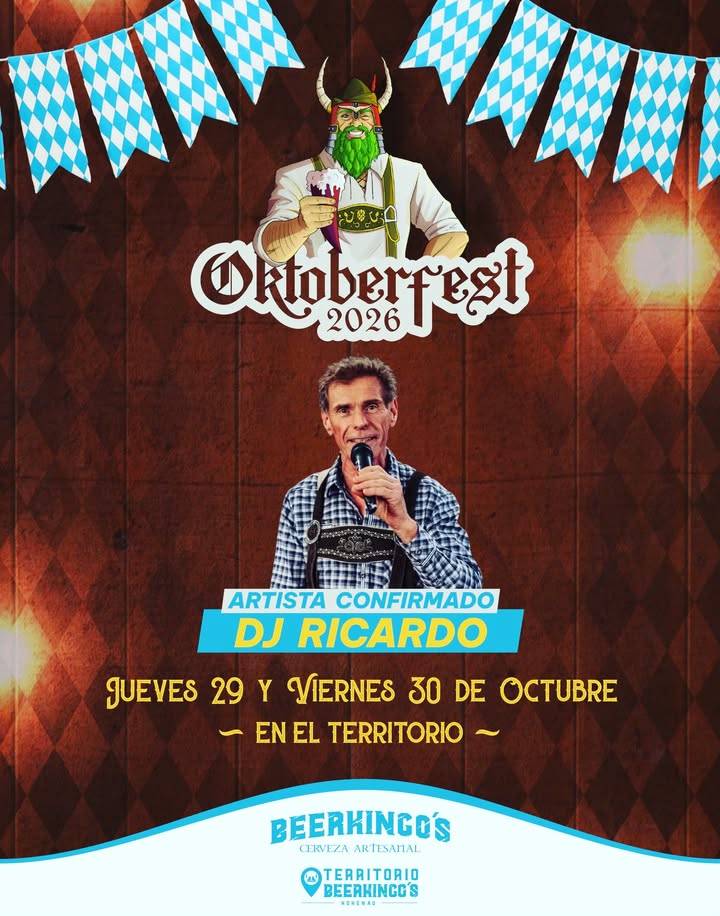 🍻🎶 Oktoberfest 2026: música, cerveza artesanal y mucha diversión en Hohenau