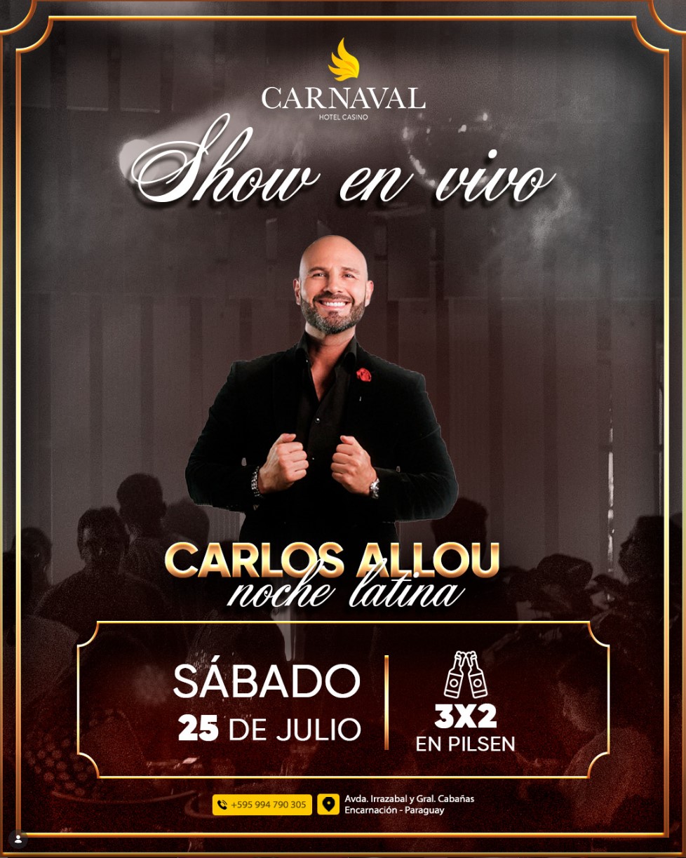 Carlos Allou - Noche Latina - Show en Vivo