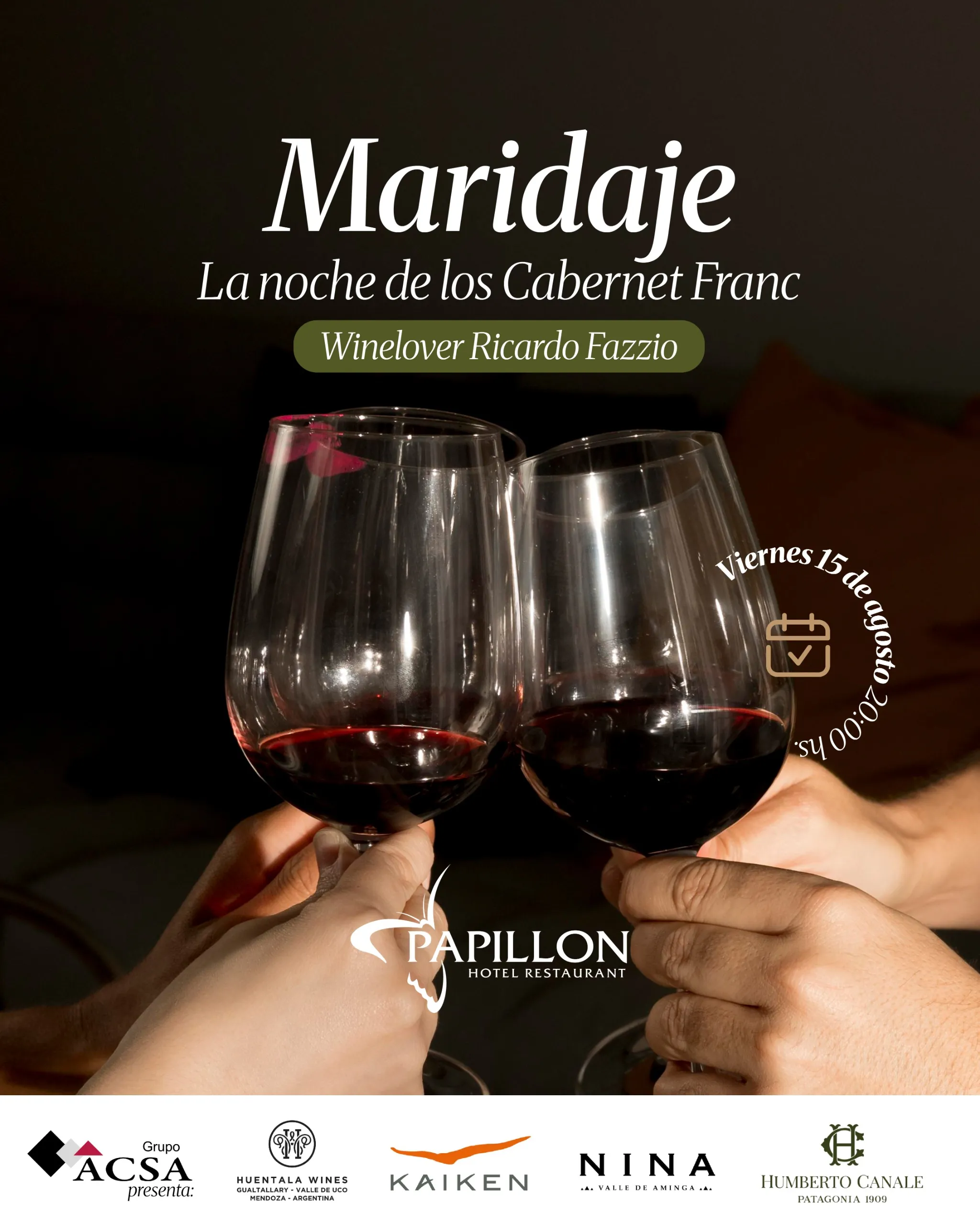 MARIDAJE - La Noche de los Cabernet Franc